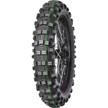 pneu arriere MITAS double bande verte 140-80-18