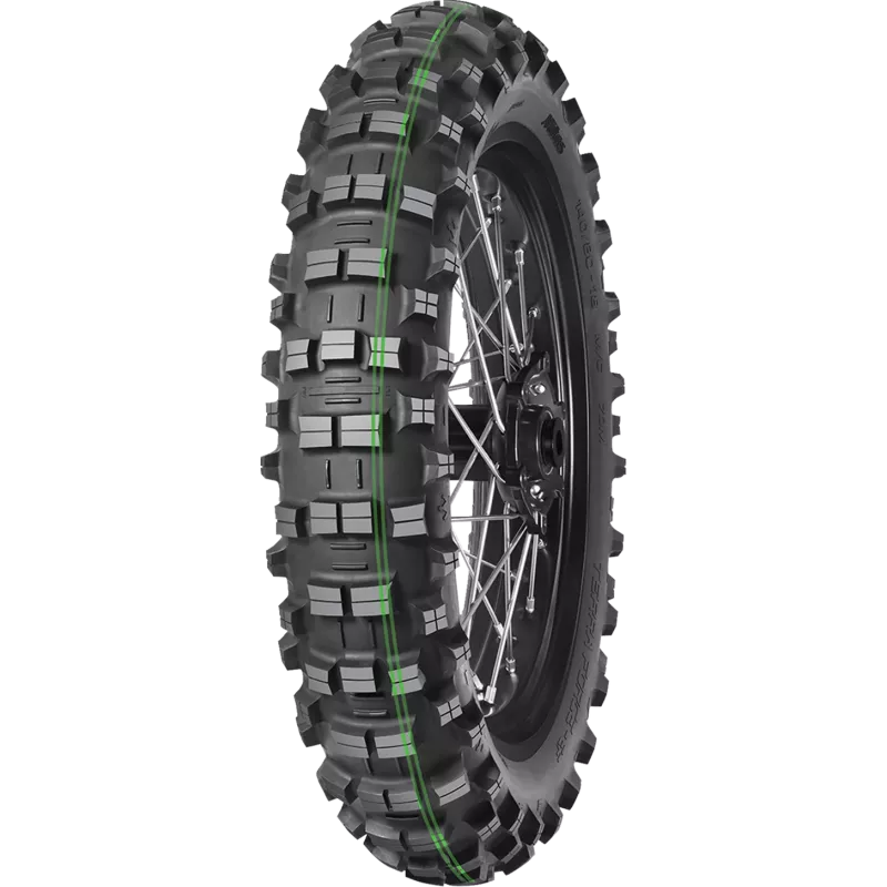 pneu arriere MITAS double bande verte 140-80-18