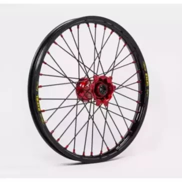 roue avant KITE 125/250 CR 02-07, 250/450 CRF 02-21 rouge / noir / rouge / noir