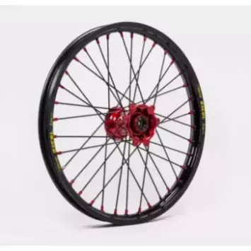 roue avant KITE 125/250 CR 02-07, 250/450 CRF 02-21 rouge / noir / rouge / noir