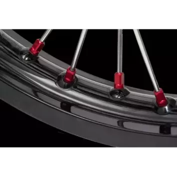 roue arriere HAAN WHEEL YZ 01-24 full noir rouge