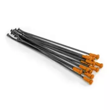 kit rayons avant 21" noir pour moyeux KITE (5 coloris)