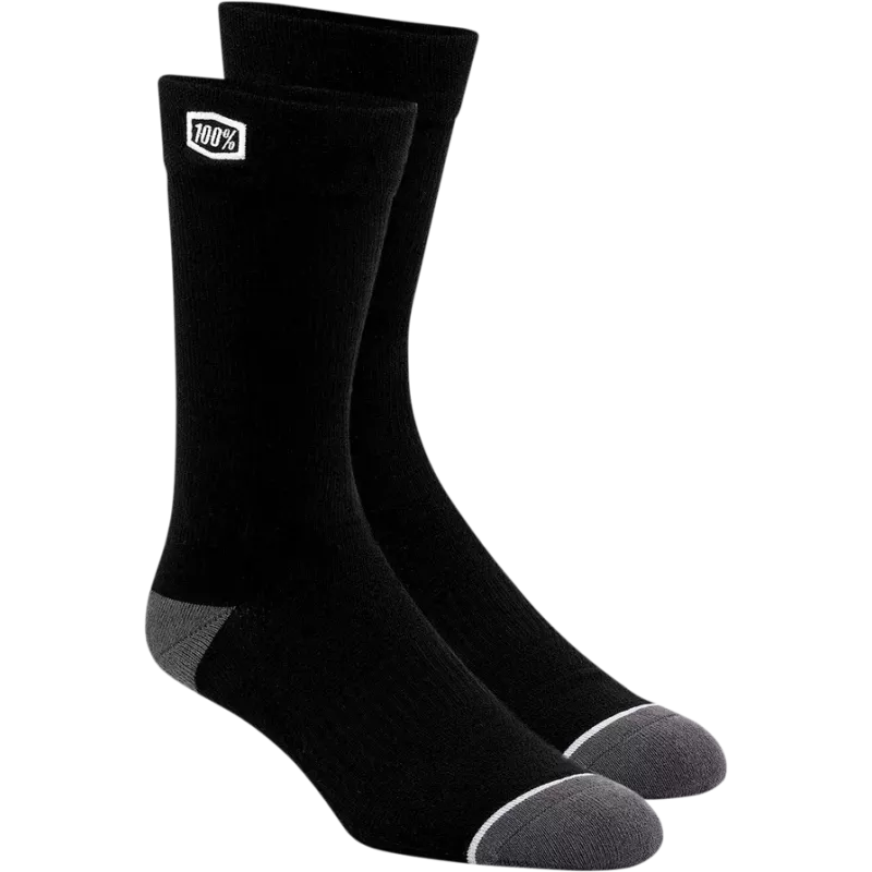 Chaussettes 100% SOLID noires