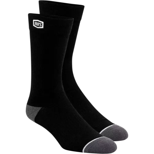 Chaussettes 100% SOLID noires