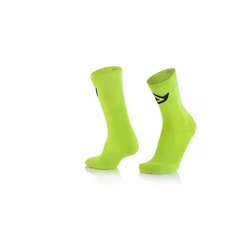 chaussette ACERBIS coton jaune fluo