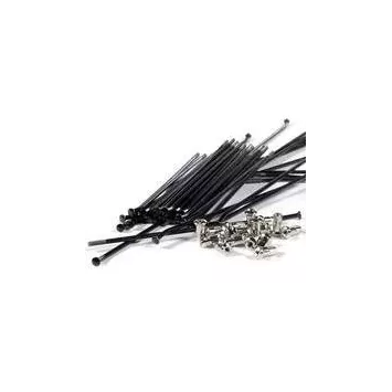 kit 36 rayons avant YAMAHA YZ/F 21" noir ecrou silver CHT