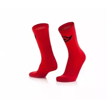 chaussette ACERBIS coton rouge