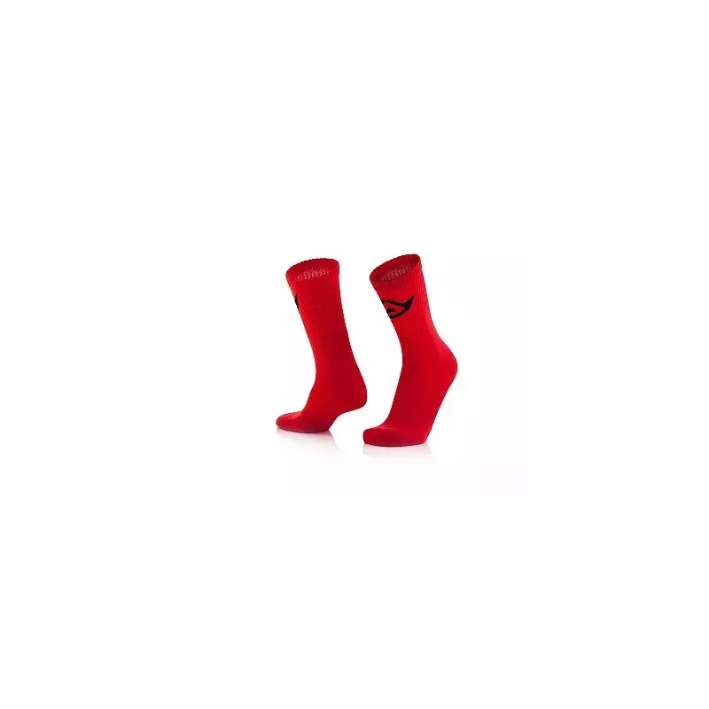 chaussette ACERBIS coton rouge 8.95
