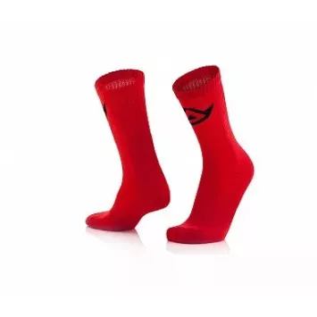 chaussette ACERBIS coton rouge 8.95