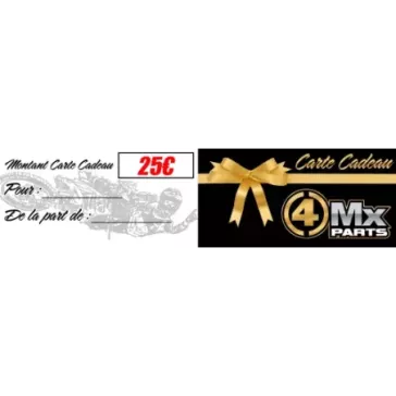 bon cadeau 4MX-PARTS 25?