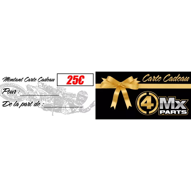 bon cadeau 4MX-PARTS 25?