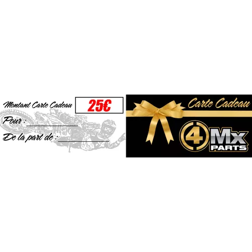 bon cadeau 4MX-PARTS 25?