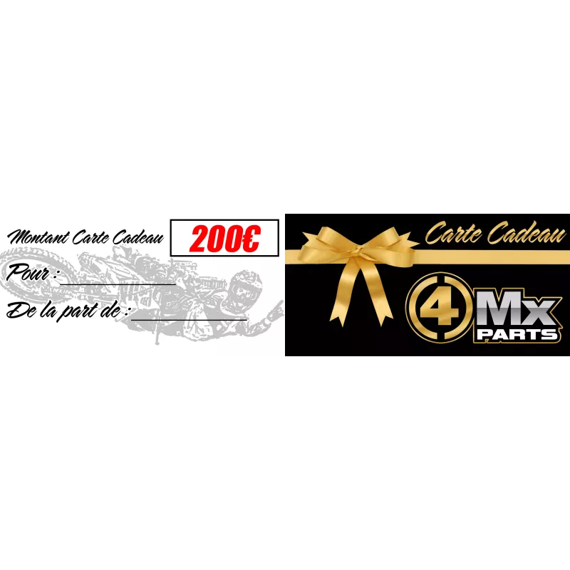 bon cadeau 4MX-PARTS 200?