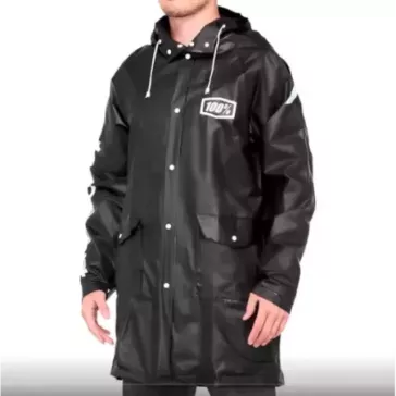 Veste 100% imperméable TORRENT Noir Lavage