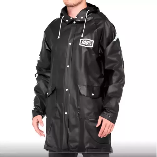 Veste 100% imperméable TORRENT Noir Lavage