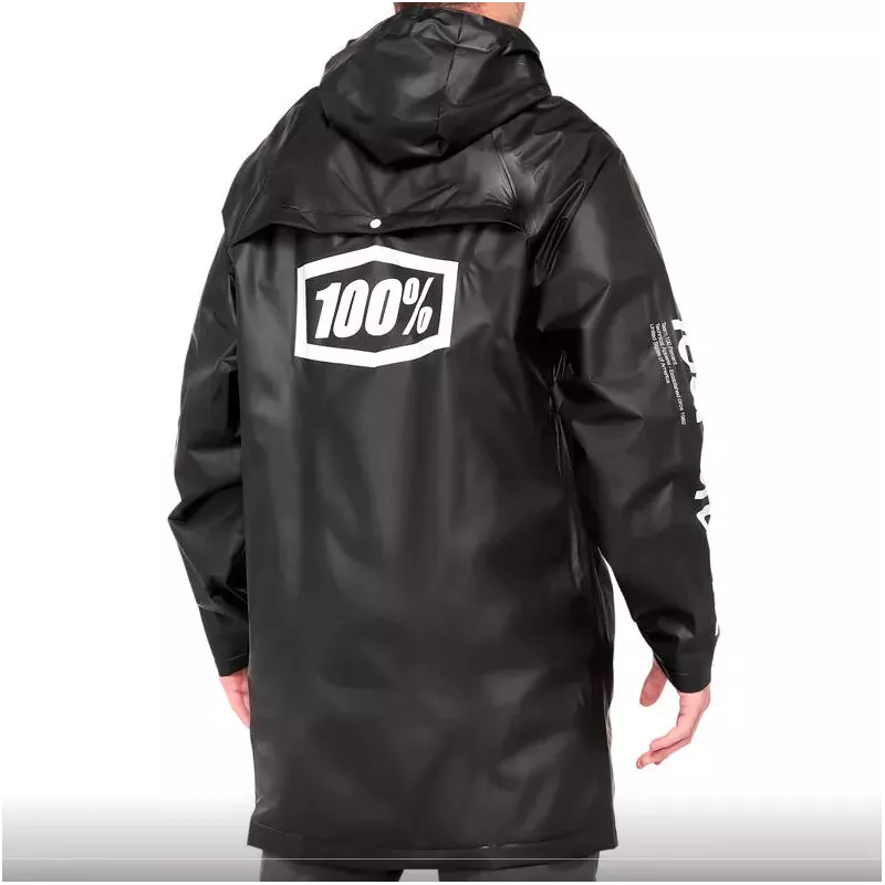 Veste 100% imperméable TORRENT Noir Lavage