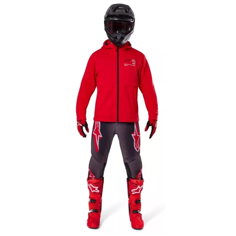 Veste polaire Alpinestars Racer MX Fleece ROUGE
