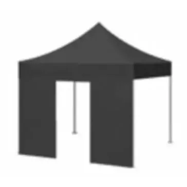 Panneau de porte amovible BIHR tonnelle de paddock Home Track 4.5x3m (réf. 980241) avec porte à fermeture éclair