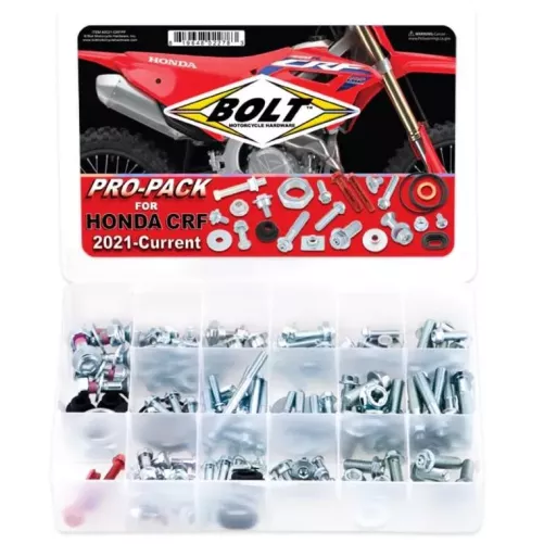 Kit visserie plastiques BOLT Pro Pack CRF 21-25