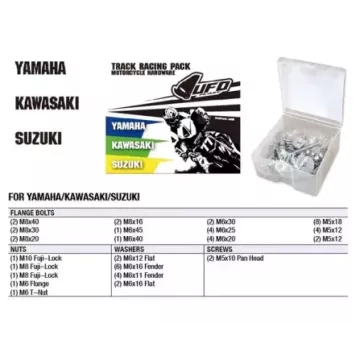 Track Racing Pack UFO pour YAMAHA-KAWASAKI-SUZUKI