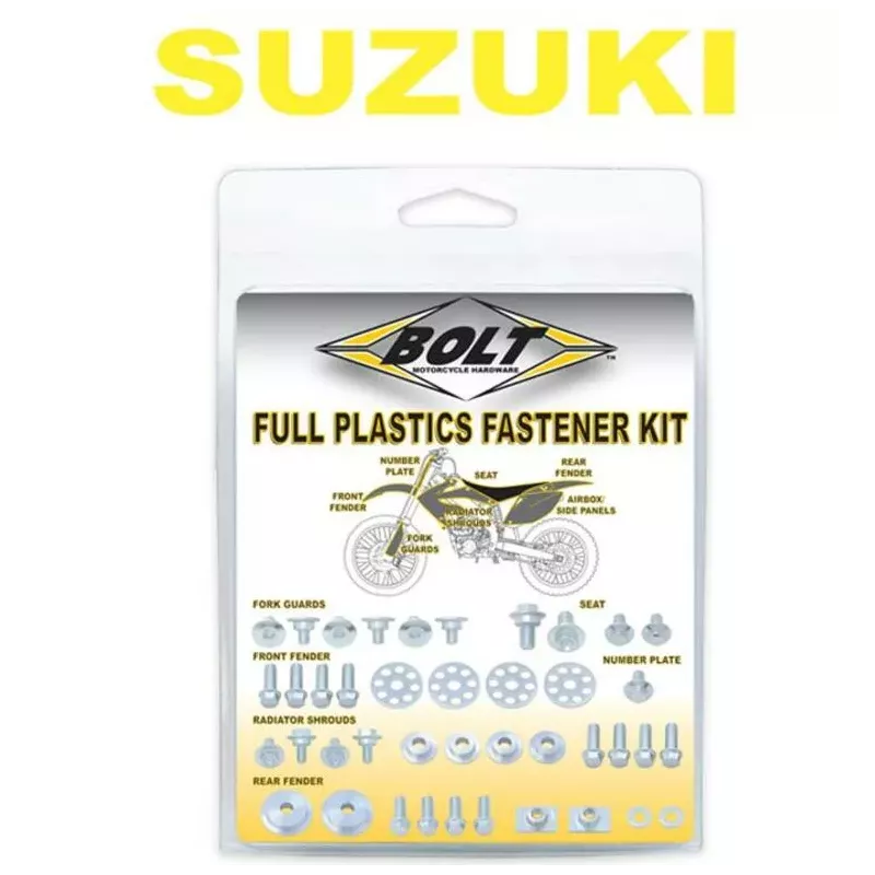 kit visserie plastique 250/450 RMZ BOLT
