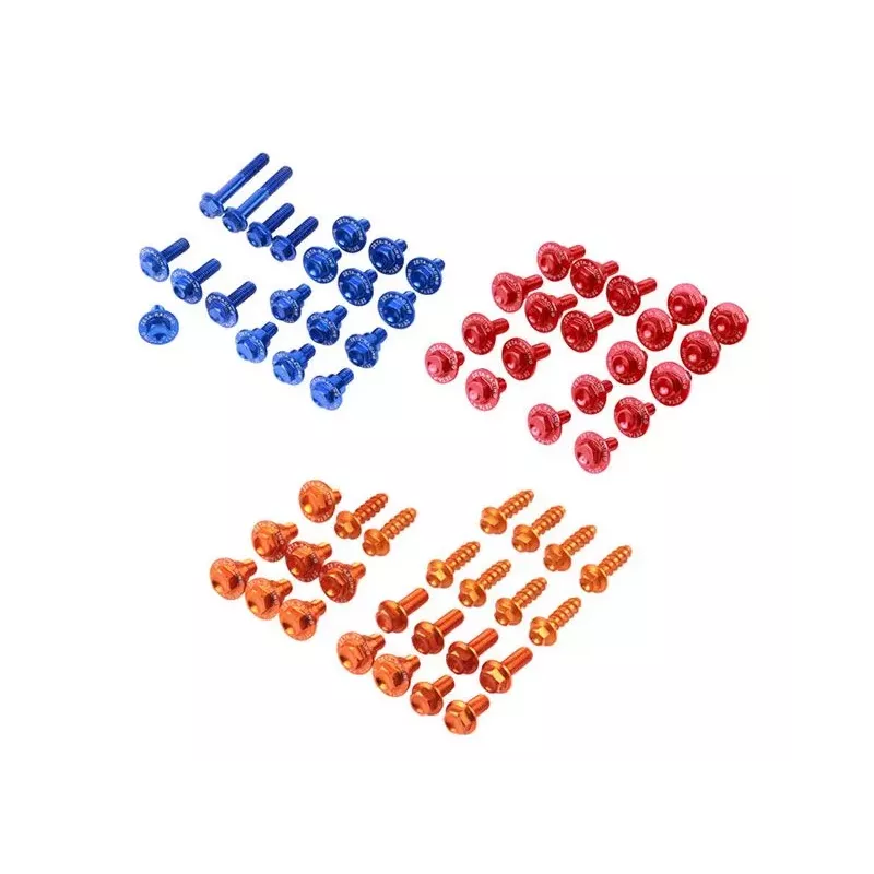 kit visserie plastique 125/250 YZ 02-21 ZETA bleues 17 pieces