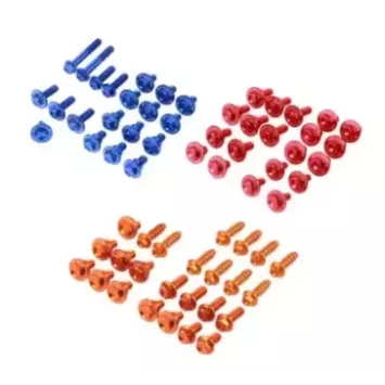 kit visserie plastique 125/250 YZ 02-17 ZETA bleues 20 pieces 42.90