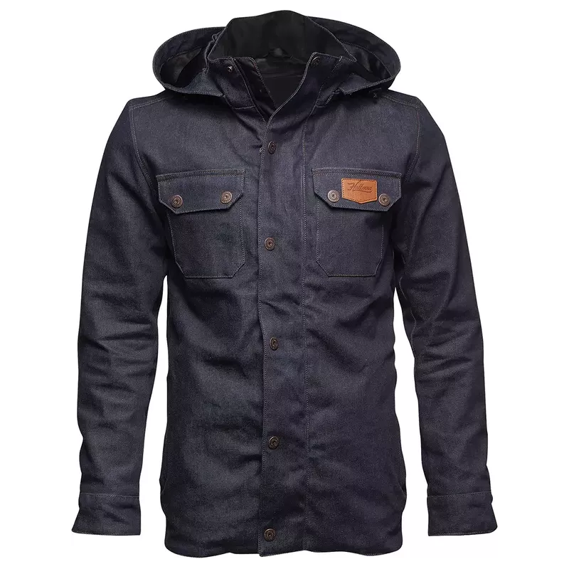Veste en jean Hallman Bleu
