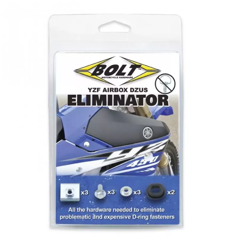 KIT DE SUPPRESSION DZUS BOLT POUR CACHE BOÎTE À AIR YAMAHA 19.90