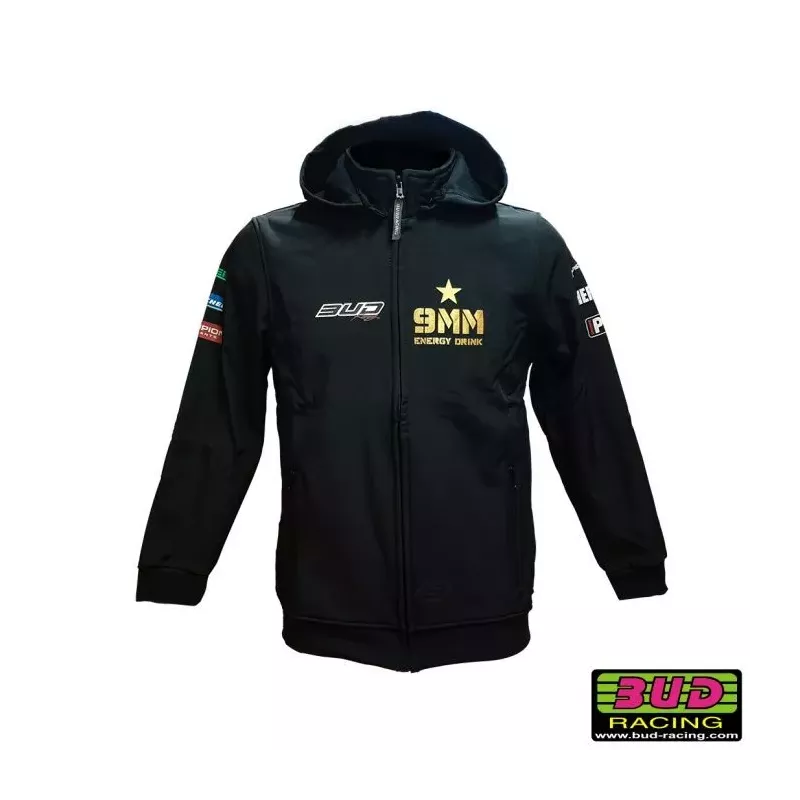 Blouson Softshell Team Bud Racing noir