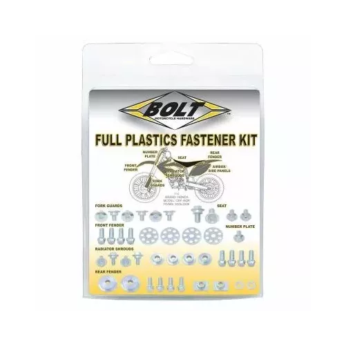Kit visserie plastiques BOLT Honda 450 CRF 05-08 & 250 CRF 04-09