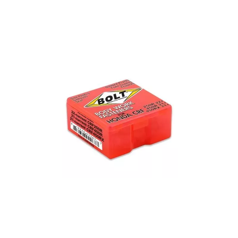 Kit visserie plastiques BOLT Honda 450 CRF 21-23 & 250 CRF 22-23