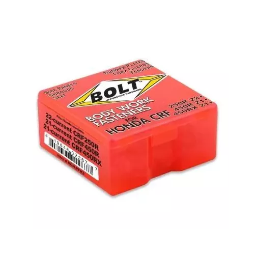 Kit visserie plastiques BOLT Honda 450 CRF 21-25 & 250 CRF 22-26