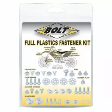 Kit visserie plastiques BOLT Yamaha 125 & 250 YZ 02-21 250 & 450 YZF 03-09