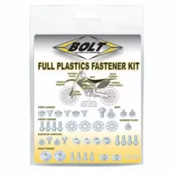 Kit visserie plastiques BOLT Yamaha 125 & 250 YZ 02-21 250 & 450 YZF 03-09