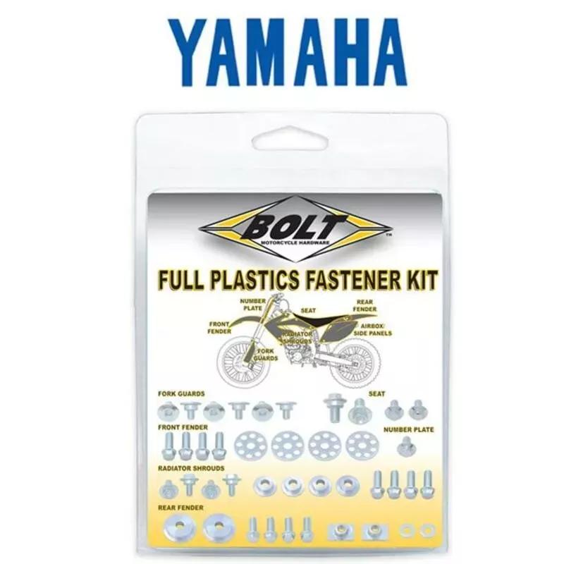 Kit visserie plastiques BOLT Yamaha 250 YZF 19-22 450 YZF 18-22