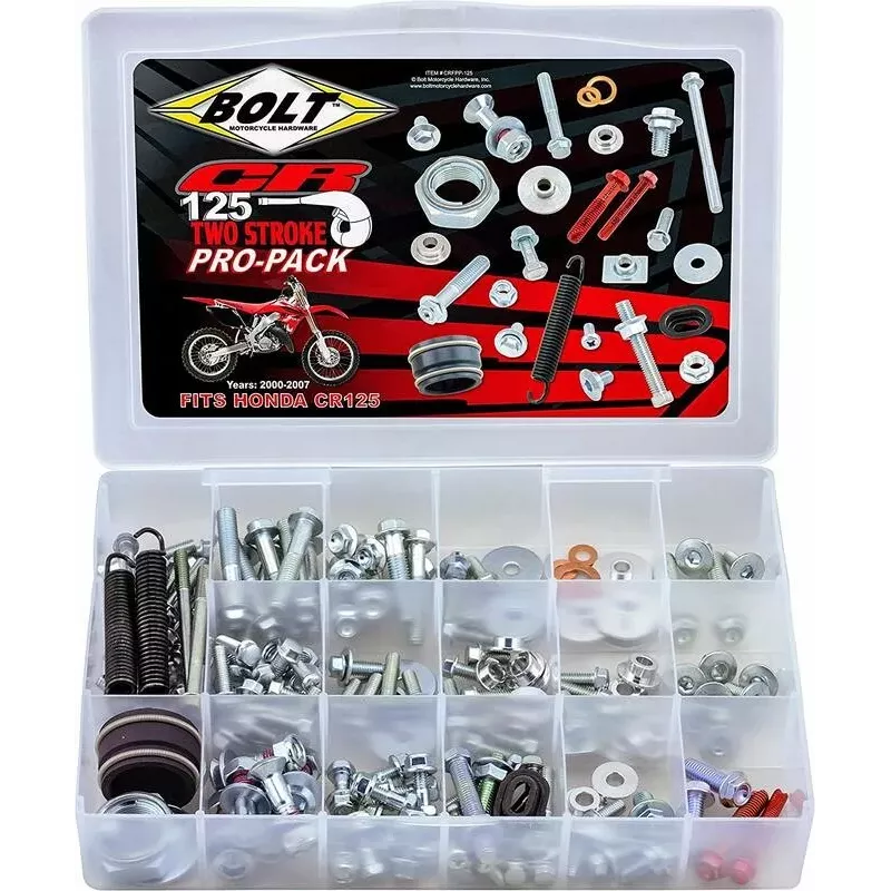 Pack visserie BOLT Honda 125 CR 2000 à 2007