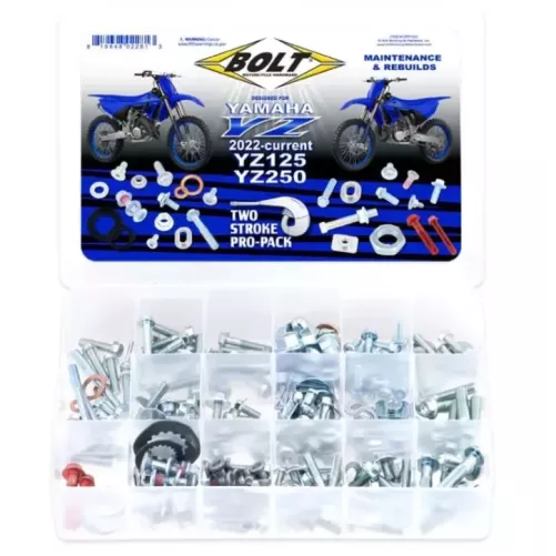 Kit visserie plastiques BOLT Pro Pack YAMAHA 125/250 YZ 22-25