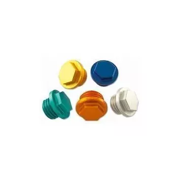 Bouchon de boite et moteur alu taillé masse anodisé KX-F 250 07-25