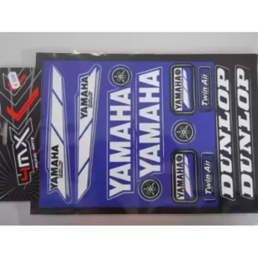 planche sticker YAMAHA 23cm x 32cm