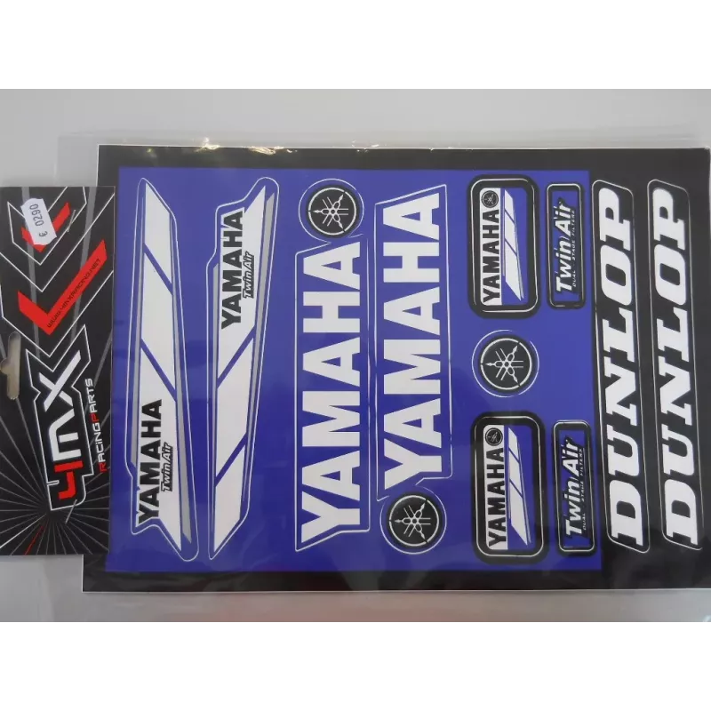 planche sticker YAMAHA 23cm x 32cm