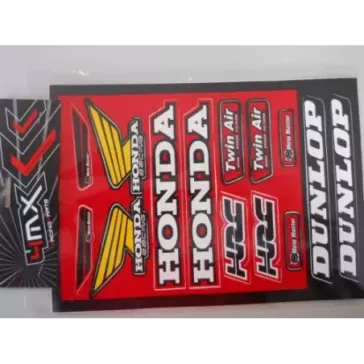 planche sticker HONDA 23cm x 32cm