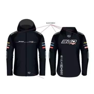 Blouson Softshell Team Bud Racing 24 Noir/Gris