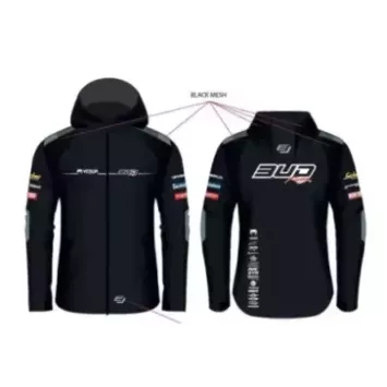 Blouson Softshell Team Bud Racing 24 Noir/Gris