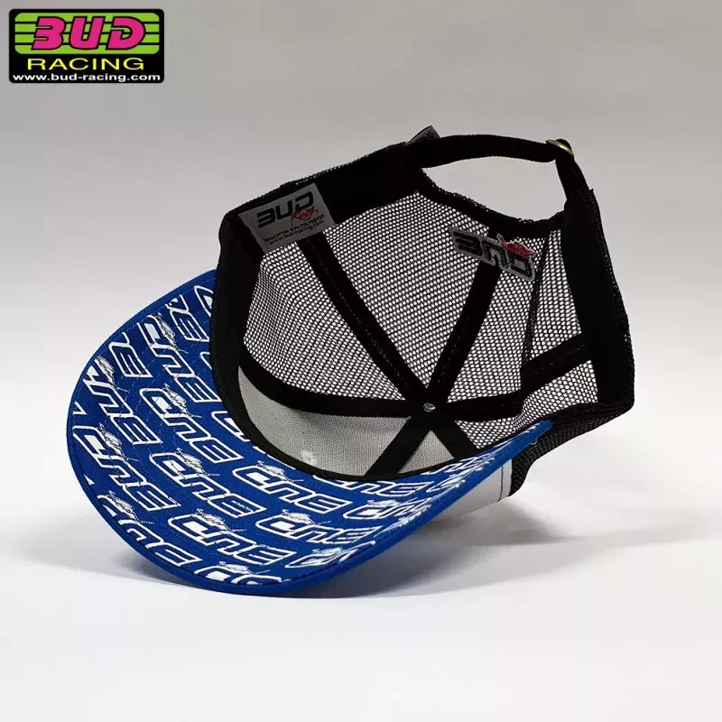 Casquette enfant BUD RACING BASIC bleu blanc