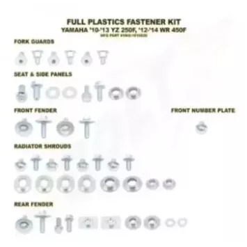 Kit vis complet de plastiques Bolt Yamaha YZ250F/WR450F