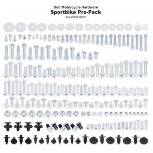 Pro Pack Sportbike Bolt pour sportives Honda/Kawasaki/Suzuki/Yamaha