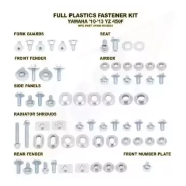 Kit vis complet de plastiques Bolt Yamaha YZ450F