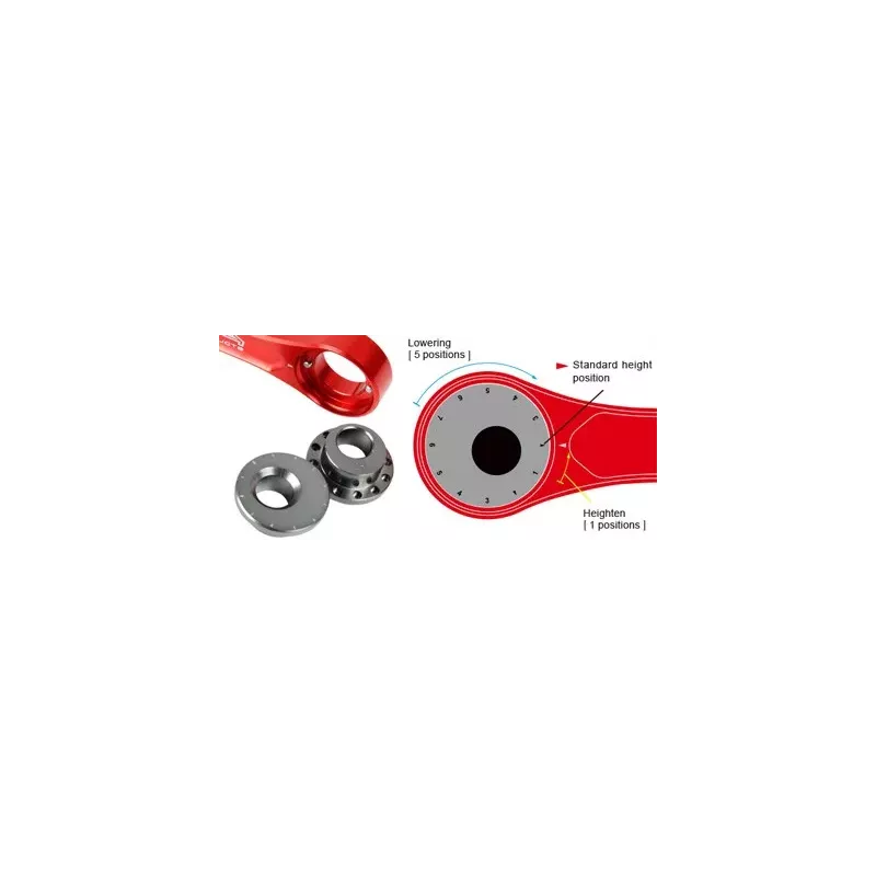 biellette ZETA ajustable 250 CRF 18-20 et 450 CRF 17-20