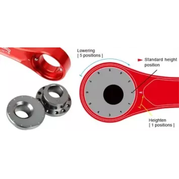 biellette ZETA ajustable 250 CRF 18-20 et 450 CRF 17-20